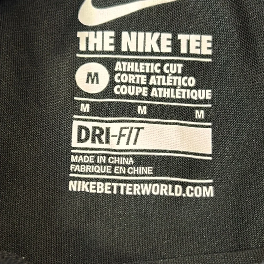 NIKE M LeBron James black shirt  with orange emblem and with bright sleeves